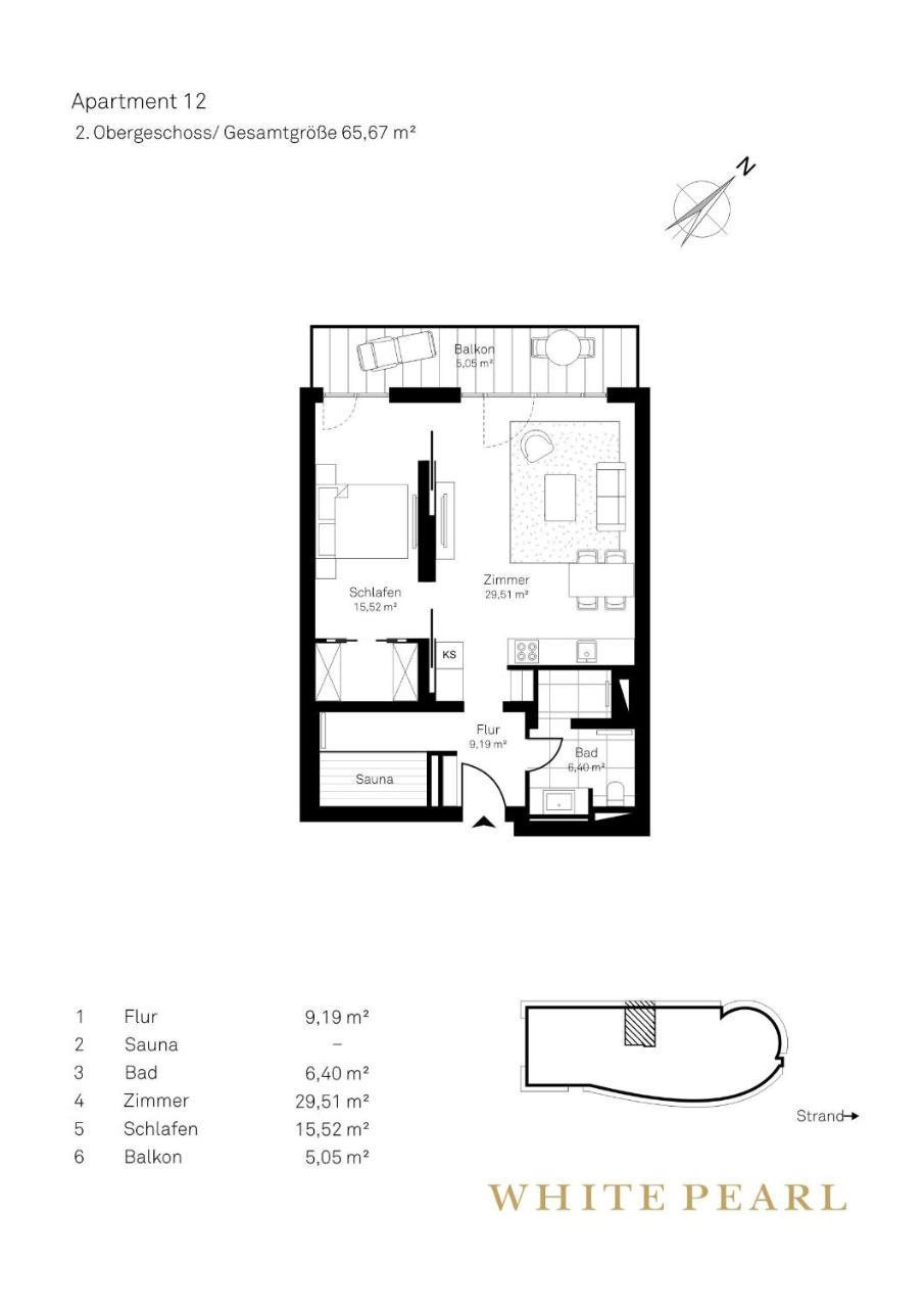 White Pearl Apartment 2.12 Timmendorfer Strand Exteriér fotografie